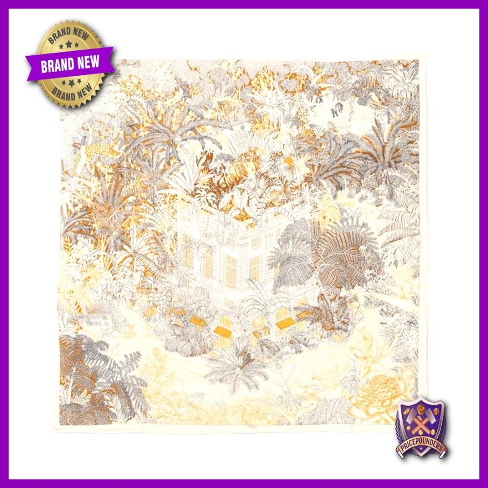Silk Cashmere Scarf 51in Square Shawl Versatile Lightweight Warm Accessory